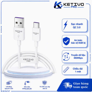 Cáp sạc USB-A to USB-C QC 3.0 (1m)