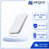 Pin Dự Phòng Từ Tính Kiêm Sạc Không Dây Ketivo Pro A1664